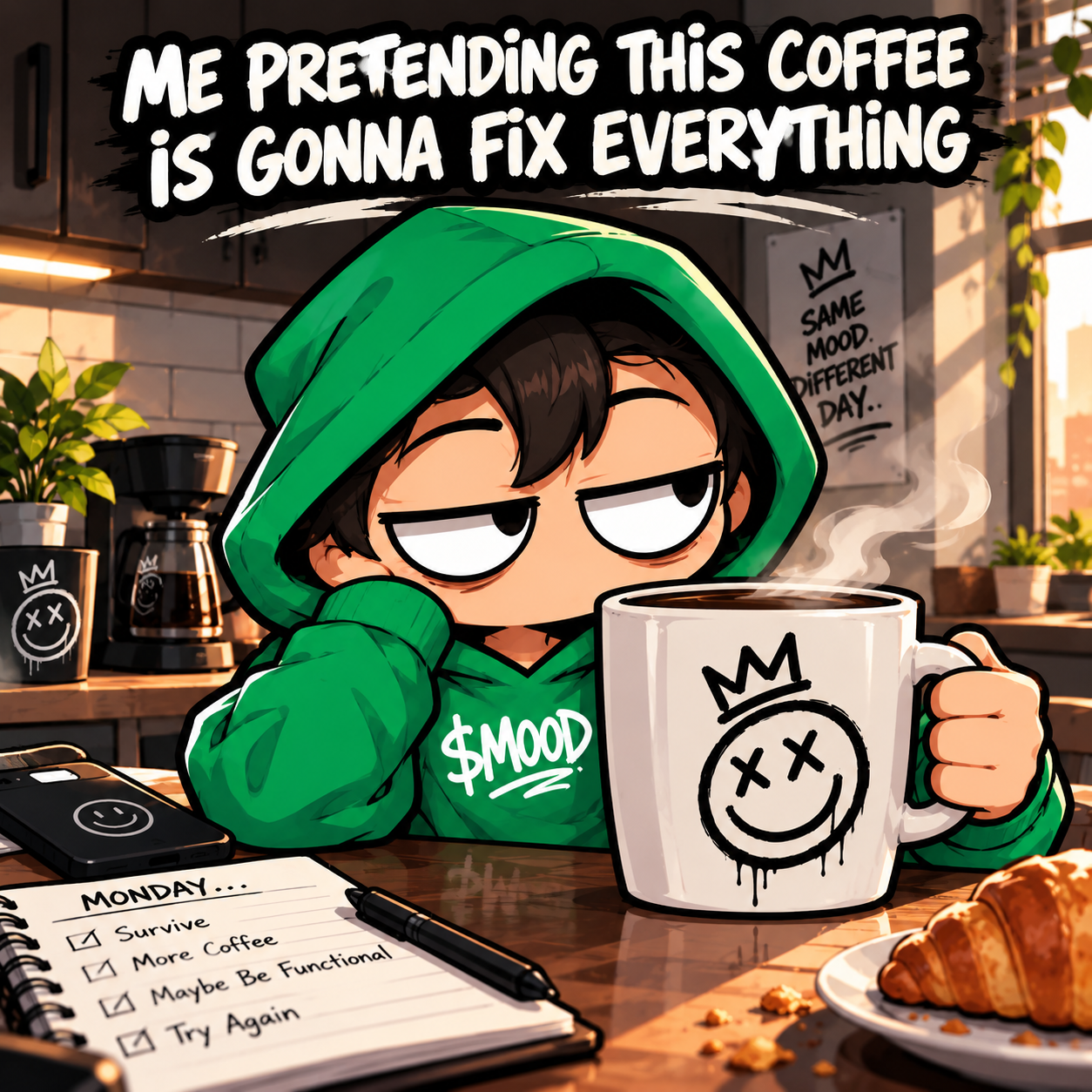 MOOD coffee meme