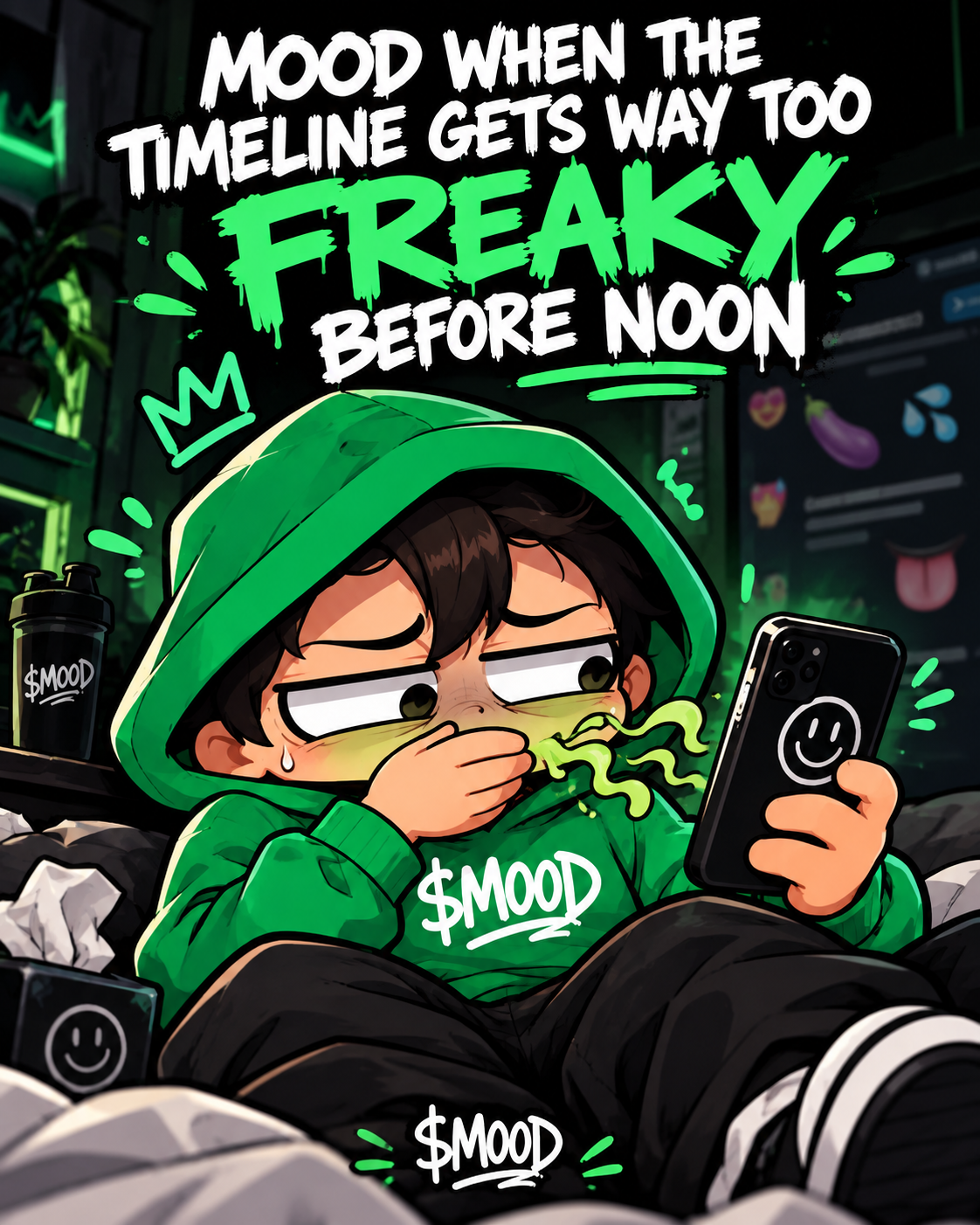 MOOD freaky timeline reaction meme