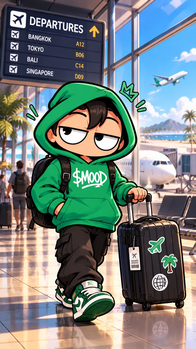 MOOD character — airport mood