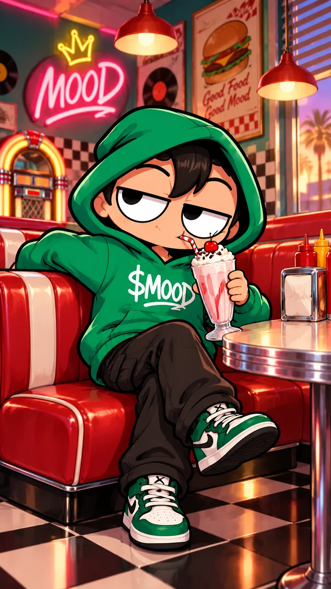 MOOD character — diner mood