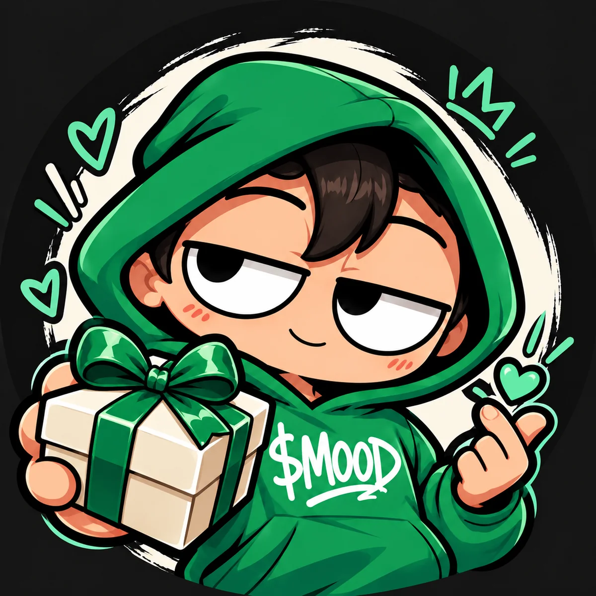 MOOD character — feeling generous