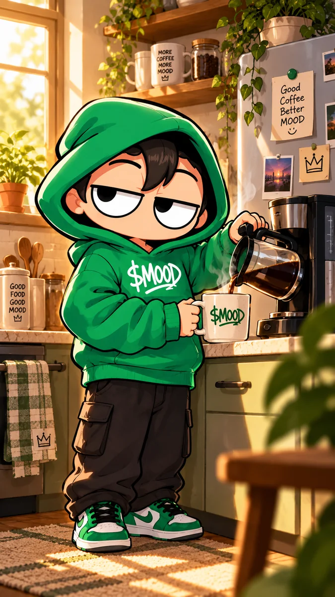 MOOD character — need coffee