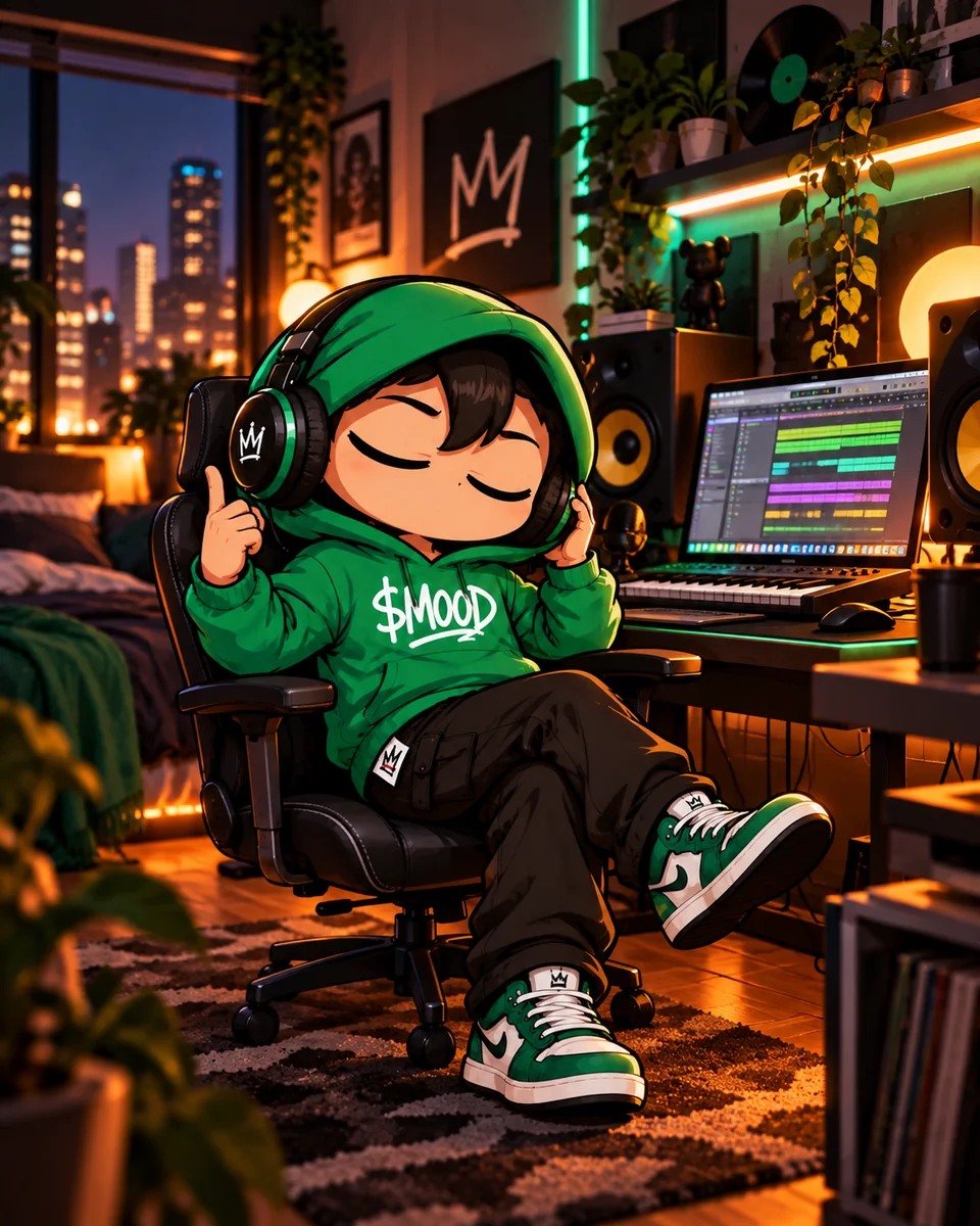 MOOD character — studio mode